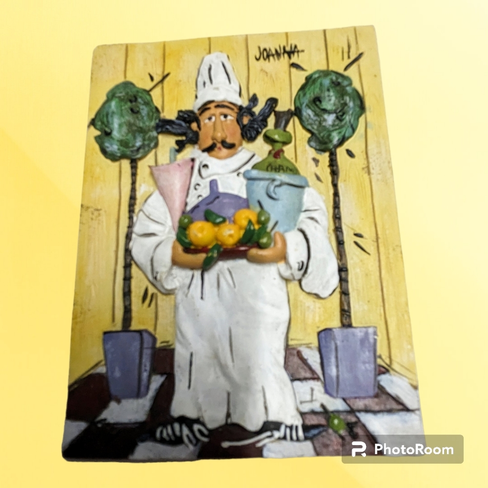 Cook Resin Kitchen Decor